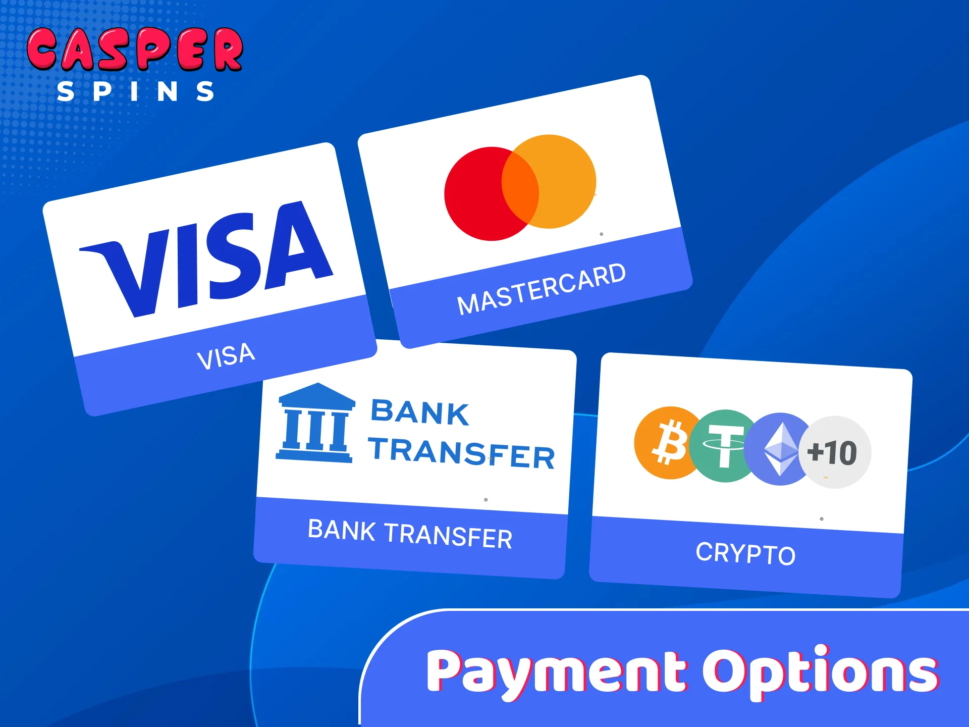 Manage mobile payments inside the Casper Spins app for UK users.