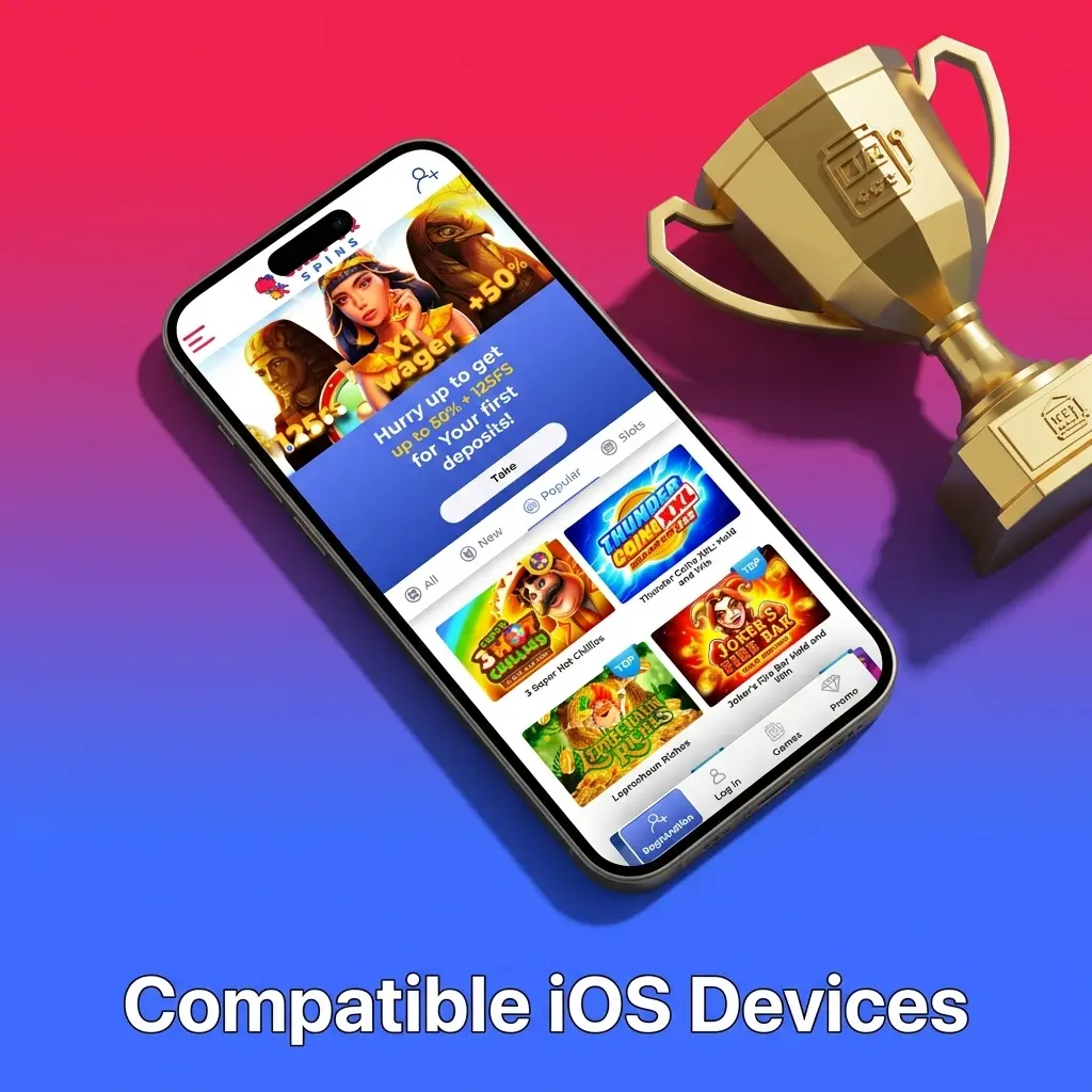 Casper Spins app compatible iOS devices including iPhone X to 17 series and iPad Air and iPad Pro models