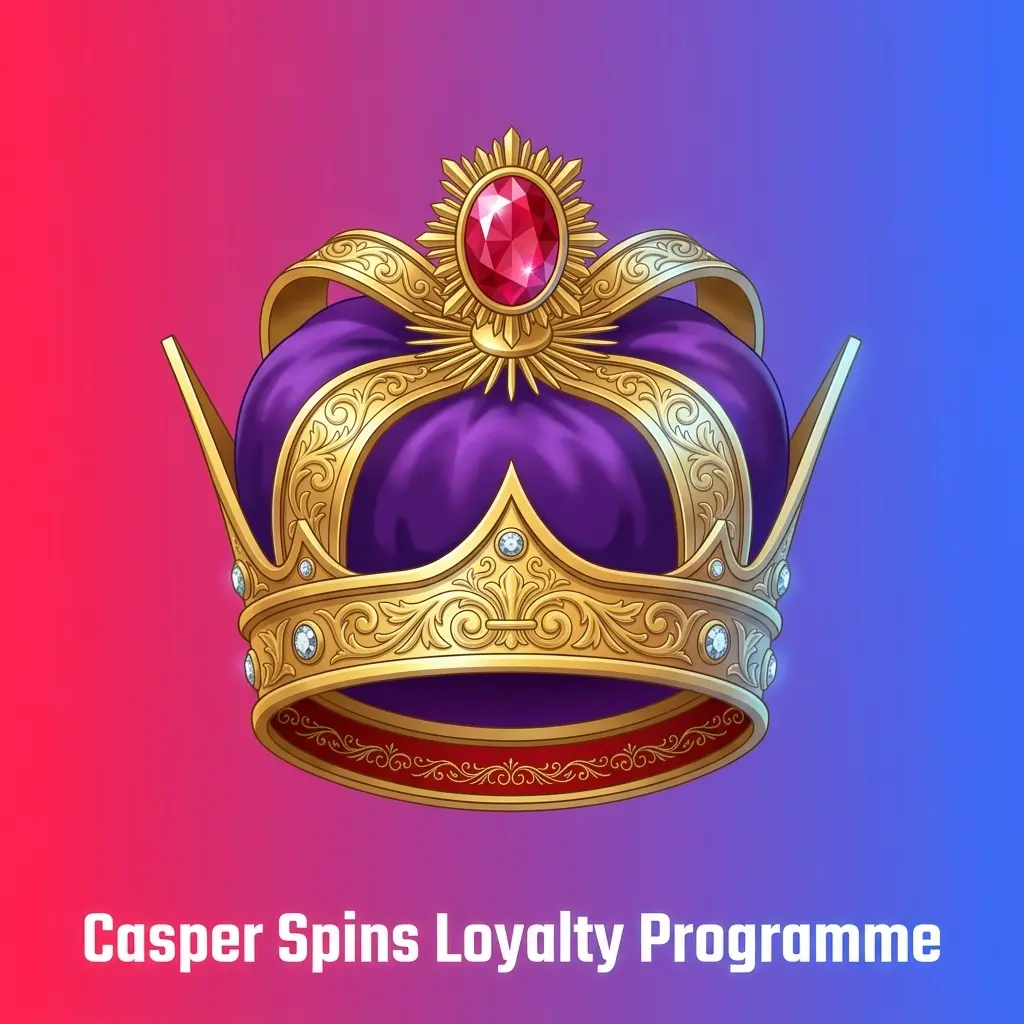 Casper Spins loyalty programme tiers from Bronze to VIP offering points, bonuses, and rewards for casino and sports betting play