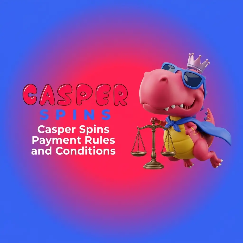 Casper Spins payment rules covering verification, withdrawals, bonuses, and transaction limits for UK players