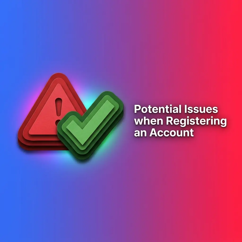 Common registration issues and solutions including email confirmation, form errors, age verification, and account suspension