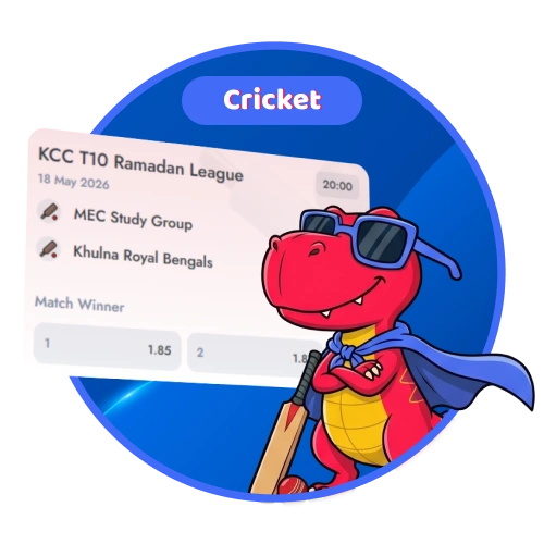 Check cricket betting odds for major test matches and T20 leagues.